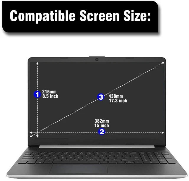 Alt view image 2 of 5 - KEANBOLL 2-Pack 17.3" Blue Light Blocking & Anti-Glare Screen Protector ^^ Universal Fit for HP, Dell, Asus, Samsung, Lenovo, Acer Chromebooks & 16:9 Laptops (Eye Comfort +Anti Gl
