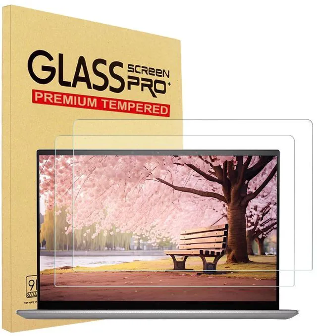 Main image of YINOVEEN 2 Pack 14 inch Tempered Glass Screen Protector