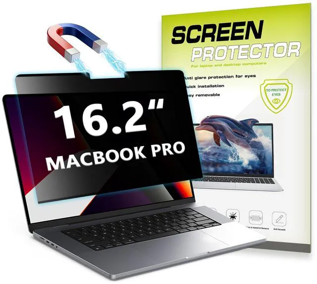 Main image of Removable Privacy Screen Protector for 2026 MacBook Pro 16 M5 Pro/Max
