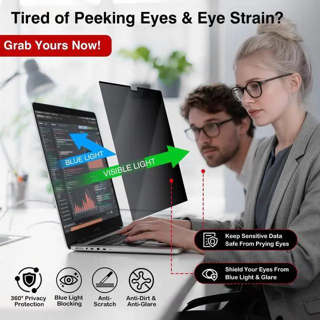 Alt view image 5 of 5 - avakot Magnetic Privacy Filter for MacBook Air 13 & Pro 13 Inch