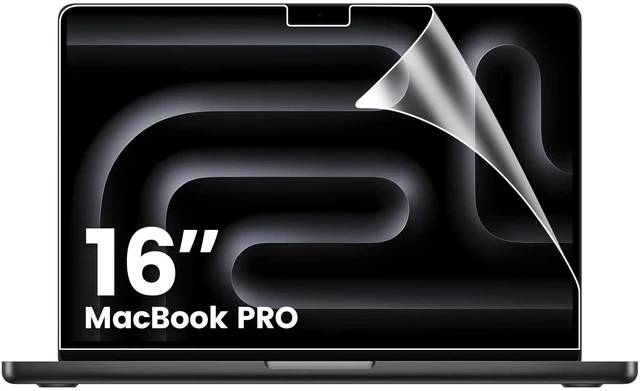 Main image of F FORITO 2-Pack Anti Glare Matte Laptop Screen Protector Compatible with Apple MacBook Pro 16 Inch (2021-2026, M1 M2 M3 M4 M5 Pro Max), Eye Protection Screen Guard for Students and Programmers