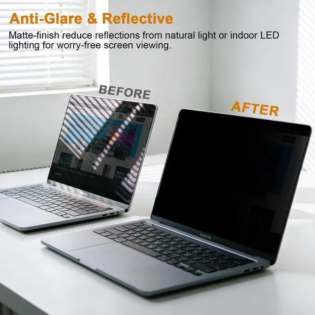 Alt view image 3 of 5 - BSPROTE Laptop Privacy Screen 14 Inch 16:9 Display