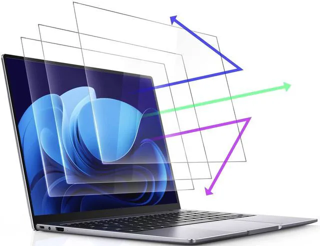Main image of Peslv 3 Pack 15.6 Inch 16:10 Anti Blue Light Screen Protector for Laptop