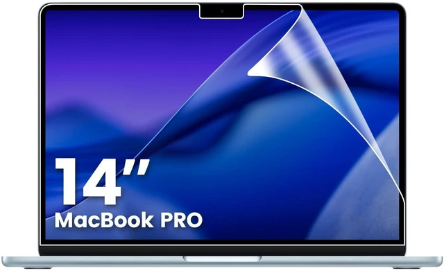 Main image of F FORITO 2-Pack Anti Glare Matte Laptop Screen Protector Compatible with Apple MacBook Pro 14 Inch (2021-2026, M1 M2 M3 M4 M5 Pro Max), Eye Protection Screen Guard for Students and Programmers