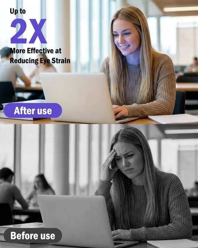 Alt view image 2 of 5 - F FORITO 2-Pack Anti Glare Matte Laptop Screen Protector Compatible with Apple MacBook Pro 14 Inch (2021-2026, M1 M2 M3 M4 M5 Pro Max), Eye Protection Screen Guard for Students and Programmers