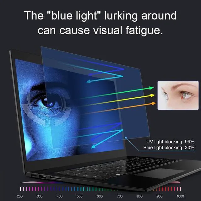 Alt view image 4 of 5 - FILMEXT 2 Pack 15.6" Laptop Screen Protector