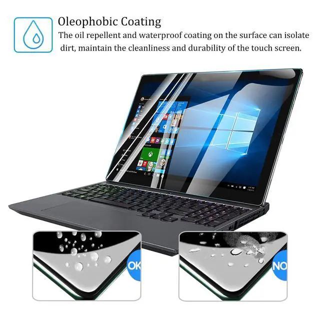 Alt view image 5 of 5 - 2 Pack Tempered Glass Screen Protector for Dell Pro 3 Series/ 5 Series 16''