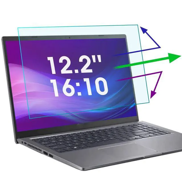 Main image of 2 Pack 12.2 Inch Anti Blue Light Screen Protector for Samsung Chromebook Plus/Chromebook Plus V2 12.2'', Reduce Eye Strain Anti Glare Blue Light Blocking Screen Protector for 12.2 with 16:10 Res