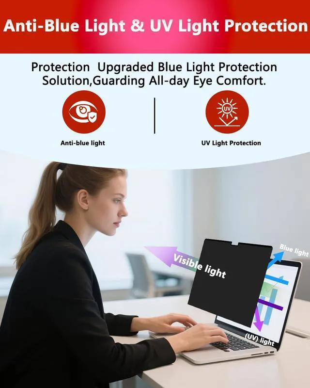 Alt view image 5 of 5 - Magnetic Privacy Screen Protector for MacBook Neo 13 Inch (2026, A18 Pro)