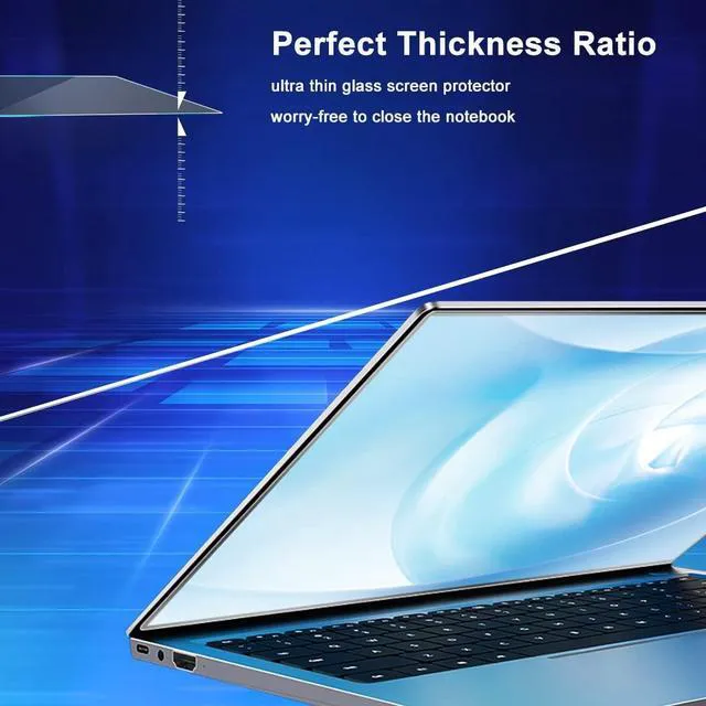 Alt view image 3 of 5 - YINOVEEN Tempered Glass Screen Protector for HP 16 inch Laptop