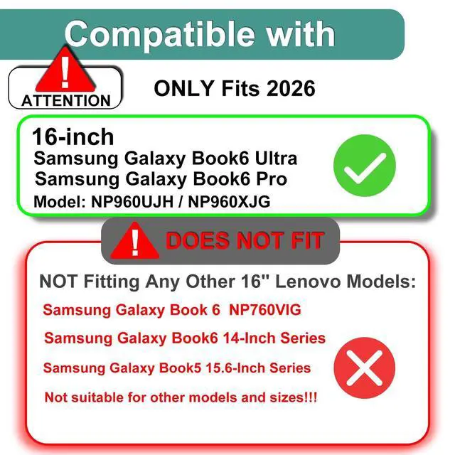 Alt view image 2 of 5 - KEANBOLL 2 Pack Tempered Glass Screen Protector for 2026 New 16-Inch Samsung Galaxy Book6 Ultra NP960UJHGalaxy Book6 Pro NP960XJG 16-Inch Laptops, Ultra Clear, Anti Scratch, Bubble Free