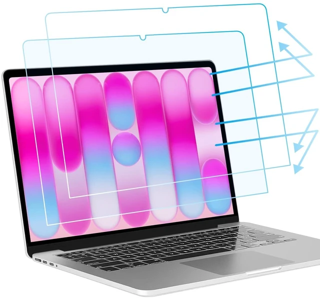 Main image of 2 Pack Anti Blue Light Screen Protector Compatible with 2026 MacBook Neo 13-Inch, Eye Protection Matte Anti Glare Film for 13in Mac Neo A18 Pro Chip