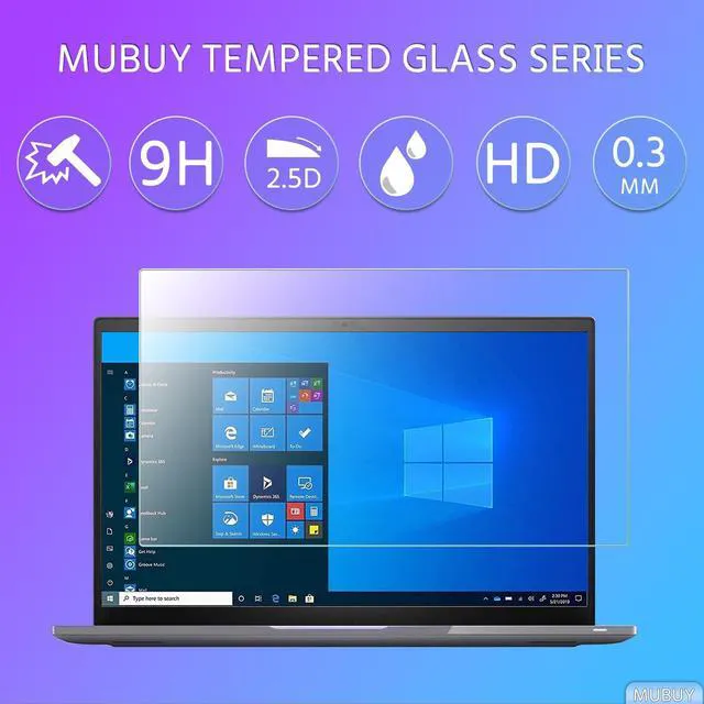 Alt view image 2 of 5 - MUBUY-GOL 2-Pack Tempered Glass Screen Protector for 2026 2025 New ASUS ROG Zephyrus G14 GU405 GA403 14" AI Gaming Laptop 9H Hardness Anti-Scratch, Ultra HD Clear Bubble-Free