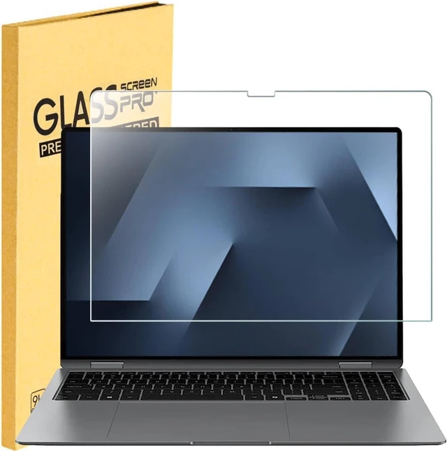 Main image of MUBUY-GOL Tempered Glass Screen Protector for 2026 Samsung Galaxy Book6 Ultra 16" & Galaxy Book6 Pro 16" Laptop, 9H Hardness, Anti-Scratch, HD Clear