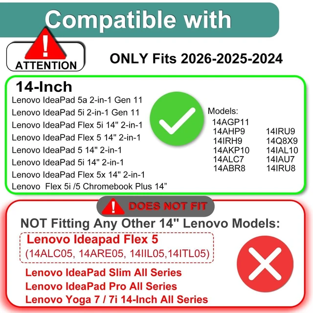 Alt view image 2 of 5 - KEANBOLL 2 Pack Tempered Glass Screen Protector for Lenovo IdeaPad 5a / 5i / 5X / 5 14" 2-in-1Ideapad Flex 5/5i 14" 2-in-1Chromebook Plus 2-in-1 14" Touchscreen Laptop, 9H Anti-Scratch, Bubble Fr