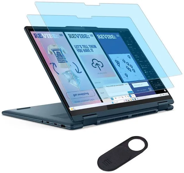 Main image of MUBUY-GOL 2 Pack Screen Protector for 2025 New Lenovo Yoga 7 16" 2-in-1 (16ILL10/16AKP10) Touchscreen Laptop 16-inch Laptop Anti-Blue Light Anti-Glare Anti-UV Filter