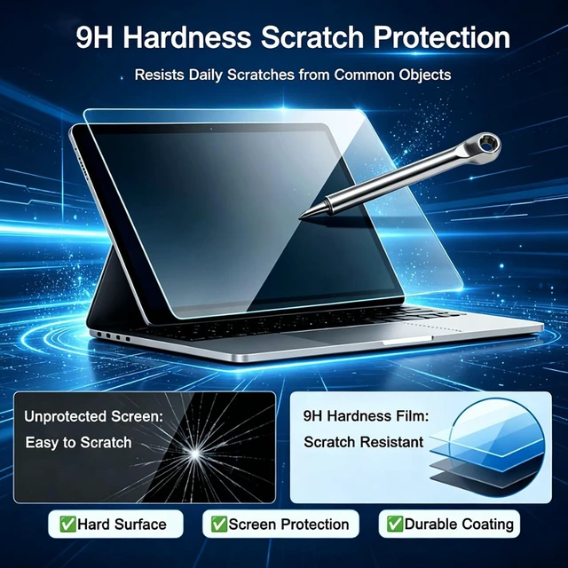 Alt view image 2 of 5 - YINOVEEN 16'' Tempered Glass Screen Protector for ASUS 16 Inch Laptop
