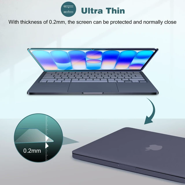 Alt view image 5 of 5 - ProCase 2 Pack Screen Protector for 2026 MacBook Neo (13-Inch)