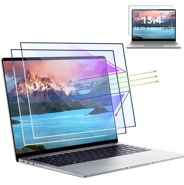 Main image of 2 Pcs 13.3 & 13.4" 16:10 Laptop Screen Protector With Blue Light Filter