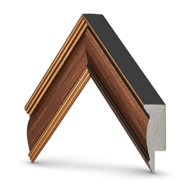 Alt view image 5 of 5 - Industrial Copper 43" Deco TV Frame for Samsung The Frame/Pro TVs