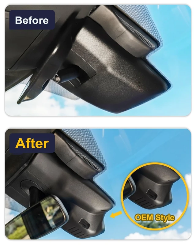 Alt view image 3 of 5 - Fitcamx 4K Dash Cam Suitable for Lexus RX 2023-2026 RX350 450h 350h 500h, Integrated OEM Look, UHD 2160P Video, Built-in WiFi & APP, Loop Recording, Gravity Sensor, Easy to Install, 64GB Card