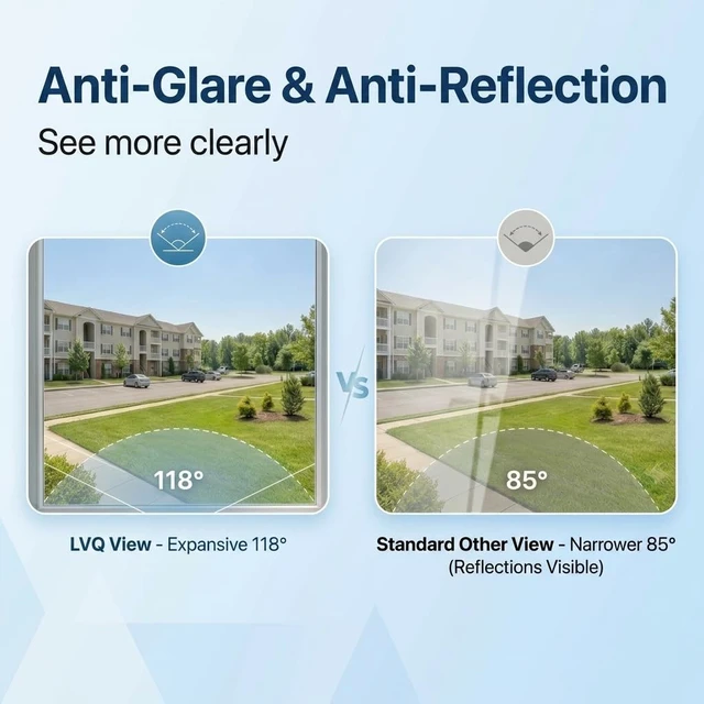 Alt view image 4 of 5 - LVQ 5MP 3K Magnetic Window Camera, Indoor Window Camera for Home Security