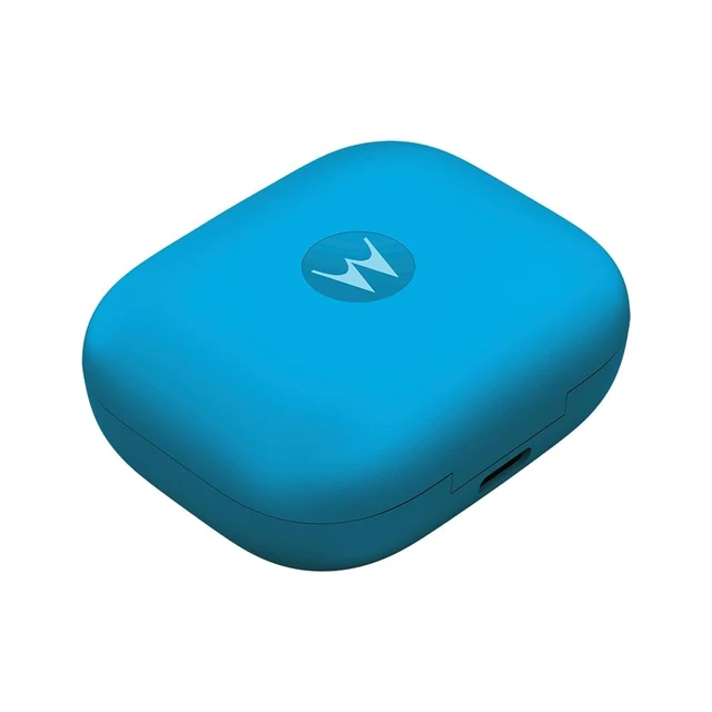 Alt view image 2 of 5 - Motorola Moto Buds Bass XT2443-1 Dynamic ANC, Triple Microphone Array, Bluetooth 5.3, IP54 Water & Dust Resistant, Dolby Atmos Audio - (Blue Jewel)