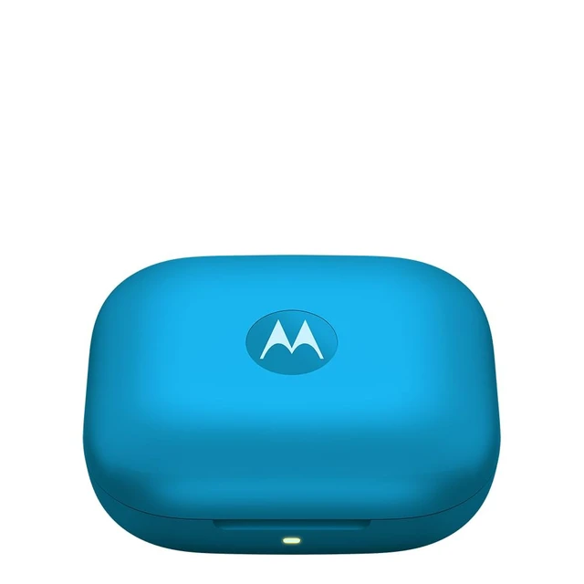 Alt view image 4 of 5 - Motorola Moto Buds Bass XT2443-1 Dynamic ANC, Triple Microphone Array, Bluetooth 5.3, IP54 Water & Dust Resistant, Dolby Atmos Audio - (Blue Jewel)