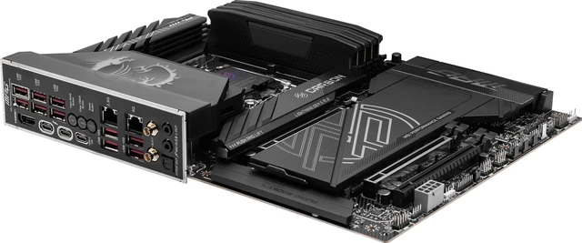 Alt view image 3 of 5 - MSI MPG Z890 Carbon WiFi Gaming Motherboard (Support Core Ultra Series 2 Intel Processors, LGA 1851, DDR5, PCIe 5.0, M.2, SATA, 5Gbps LAN, USB Type-C, Wi-Fi 7, Bluetooth 5.4, Thunderbolt 4, ATX)