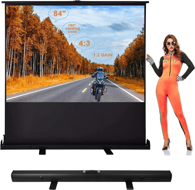 Main image of Nisorpa 84 Inch Manual Pull up Projector Screen, 4:3 4K HD