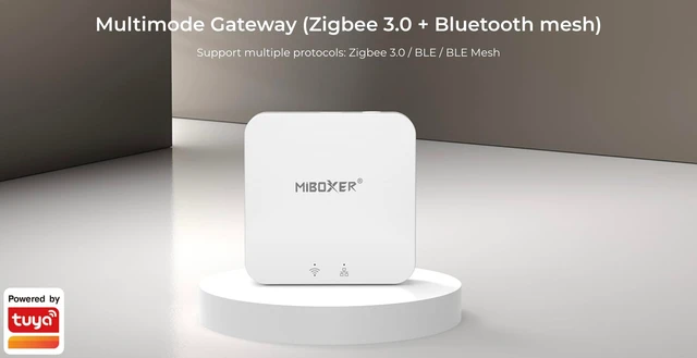 Alt view image 5 of 5 - MiBOXER ZB-Box3 Multimode Gateway, Zigbee 3.0 + Bluetooth Mesh Hub, Upgraded from ZB-Box1, Tuya SmartLife App, Alexa, Google Assistant, USB Powered Smart Home Hub