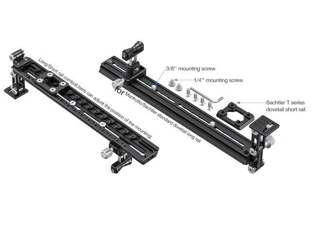 Alt view image 4 of 5 - Leofoto VR-380Kit Updated 380mm Dual Pivot Long Lens Support for Manfrotto/Sachtler Tripod Head
