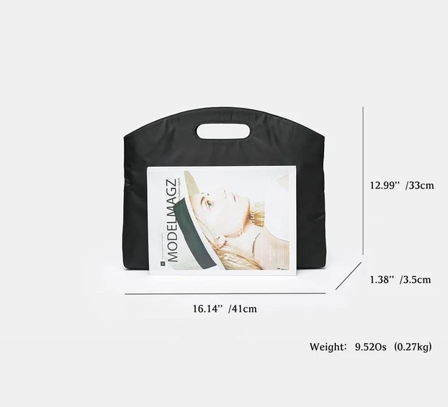 Alt view image 3 of 5 - YONBEN Laptop Bag for Women 14 Inch Briefcase (Nylon Black)