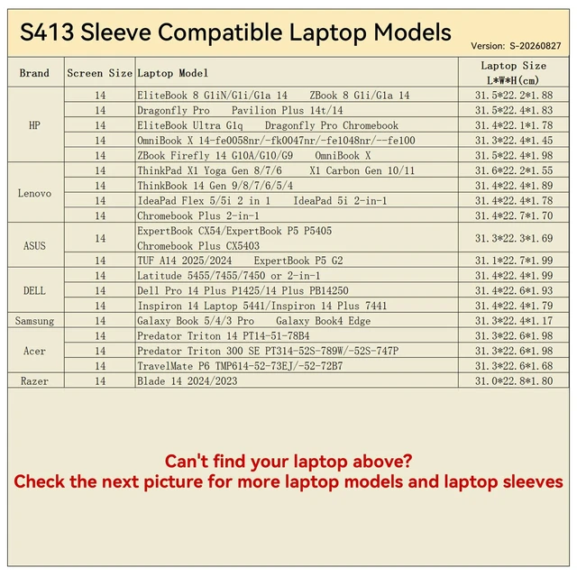 Alt view image 2 of 5 - Smatree SlimPro Laptop Case for 14 inch HP/Lenovo/ASUS/DELL/ACER/Razer