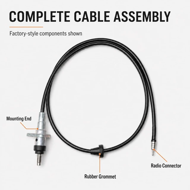 Alt view image 2 of 5 - Votex - Antenna Base fits GMC Sierra 1500-2500-3500 (1999-2006) - Part Number 15829166