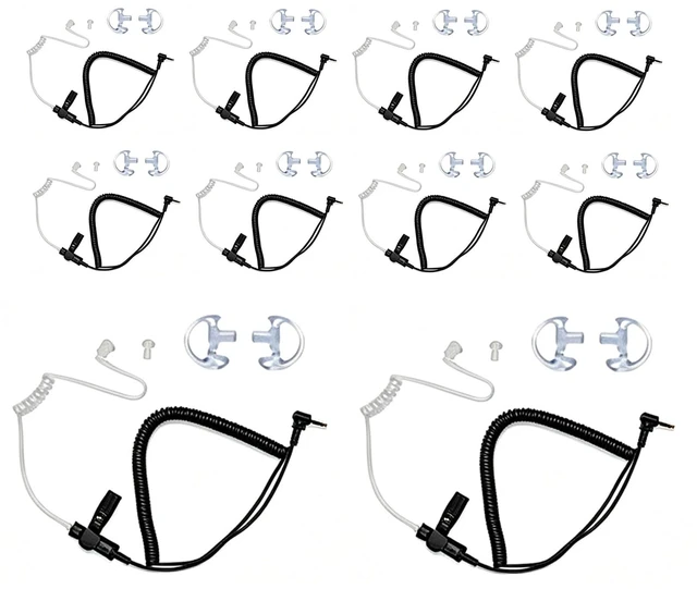 Main image of TDYU 3.5mm Listen Only Earpiece Compatible with Baofeng Motorola Mic 10PCS