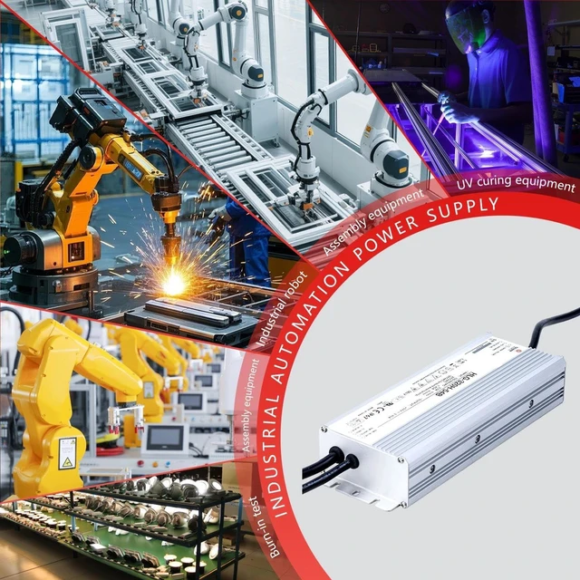 Alt view image 3 of 5 - 320W LED Driver, HLG-320H-54B, Constant Current, 54V Output, IP67 Rated, Waterproof LED Power Supply, Horticulture and Greenhouse Lighting, Grow Light Applications, Outdoor Suitable