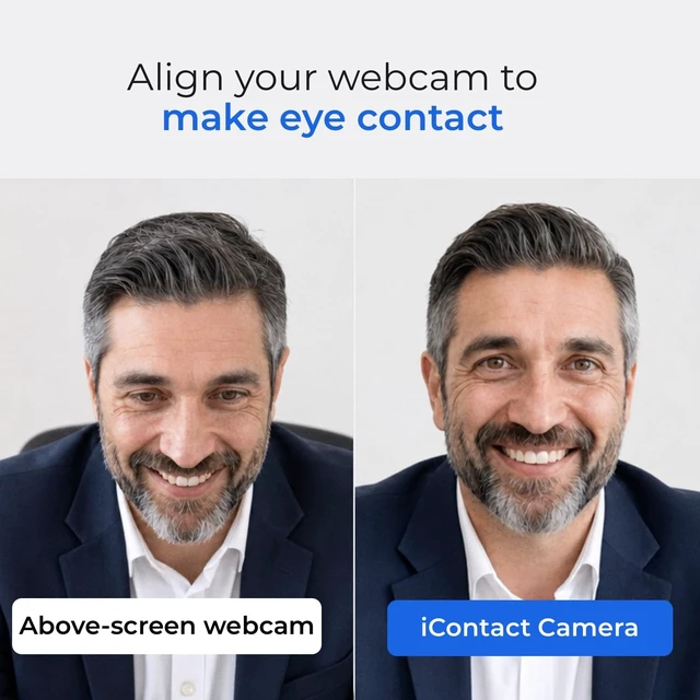 Alt view image 2 of 5 - iContact Camera ProHello 4K Eye Contact Webcam, Windows Hello Login