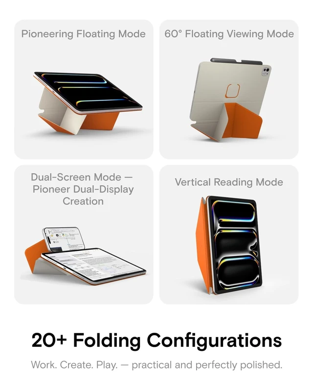 Alt view image 3 of 5 - MOFT Dynamic Folio Case for iPad Pro 13 Inch M5 2025 & M4 2024