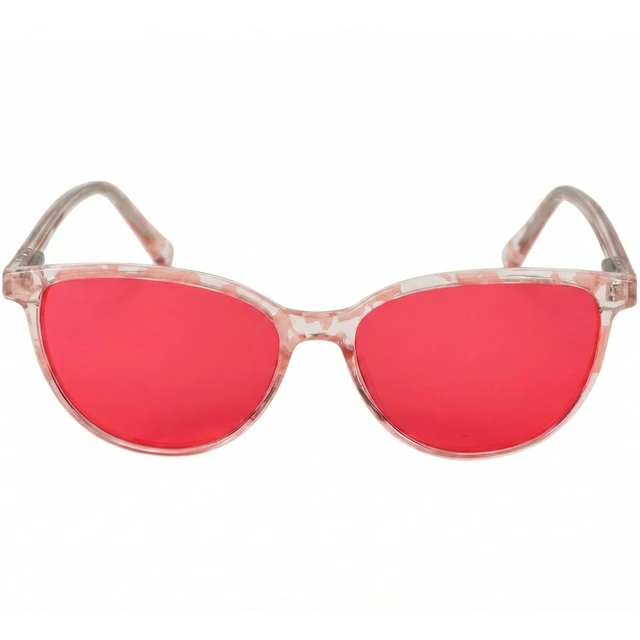 Alt view image 2 of 5 - Sleep ZM Blue Light Blocking Glasses for Women - 100% Red, Pink Wayfarer