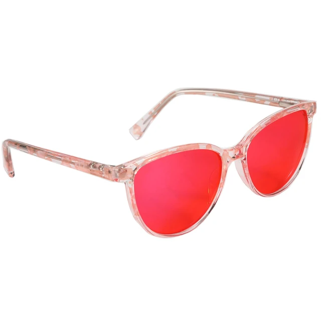 Alt view image 3 of 5 - Sleep ZM Blue Light Blocking Glasses for Women - 100% Red, Pink Wayfarer