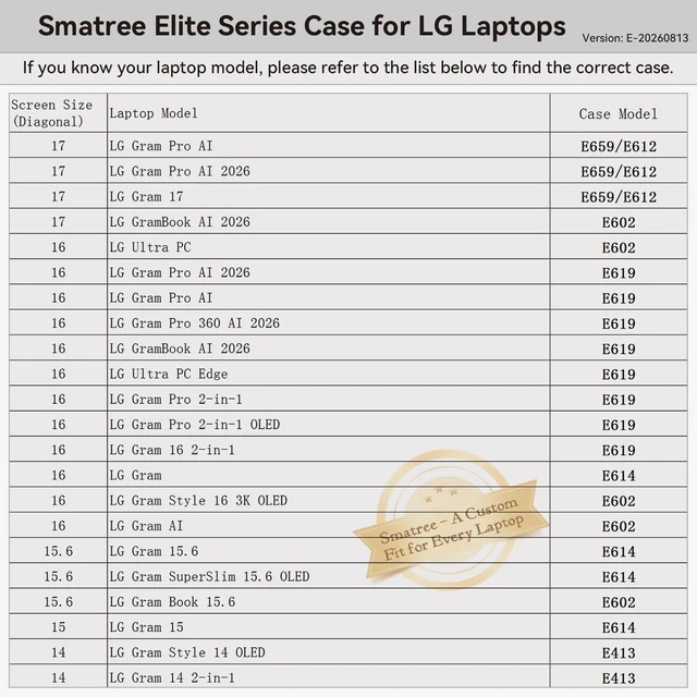Alt view image 2 of 5 - Smatree Laptop Sleeve for 14 inch LG gram Style 14 OLED