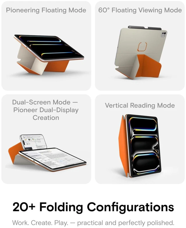 Alt view image 3 of 5 - MOFT Dynamic Folio Case for iPad Pro 12.9 Inch 6th & 5th & 4th