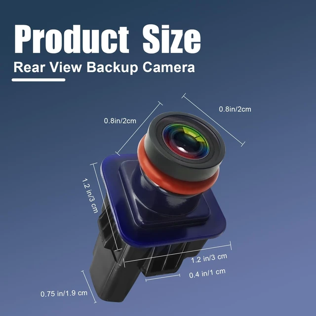 Alt view image 2 of 5 - Rear View Backup Camera Replacement for Ford Taurus/Taurus Sho/Taurus Police Model 2013-2019 Parking Assist Camera Replace# EG1Z19G490A, DG1Z19G490A