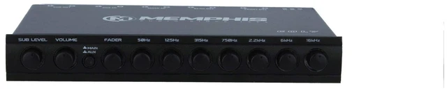Alt view image 5 of 5 - Memphis EQL7 7 Band Graphic EQ