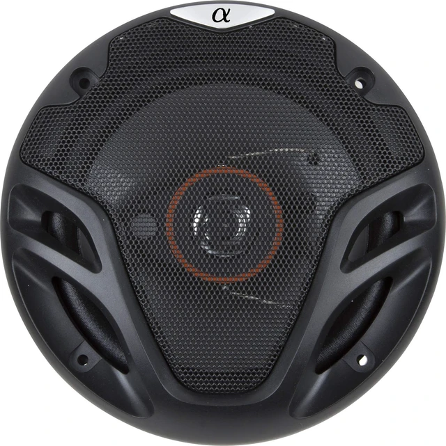 Alt view image 3 of 5 - Alphasonik Pair AS26 6.5 inch 350 Watts Max 3-Way Car Audio Full Range Coaxial Speakers with Universal Mounting Holes for Easy Installation and Grills Included