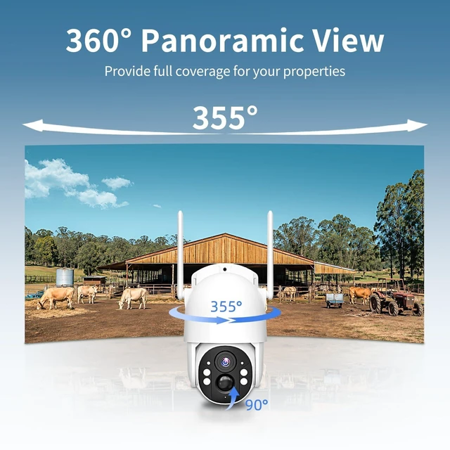 Alt view image 5 of 5 - MISECU 4G LTE Cellular Security Cameras Outdoor 2-Pack, 2.5K No WiFi,IP66