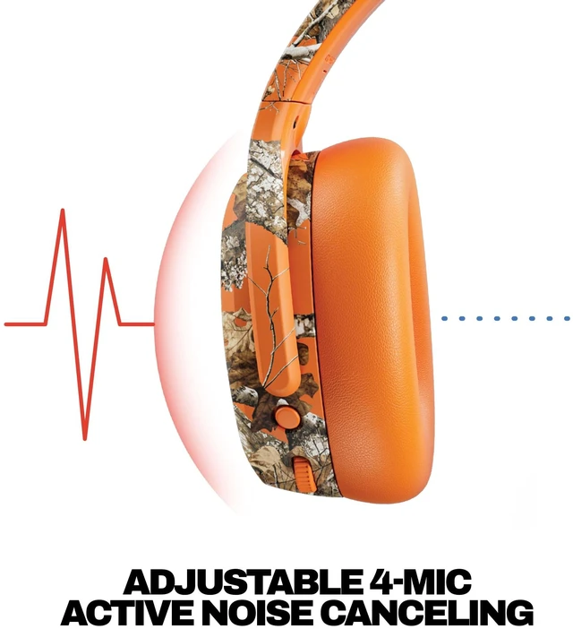 Alt view image 4 of 5 - Skullcandy Crusher ANC 2 Wireless Headphones - Realtree Edge Colors Hazard