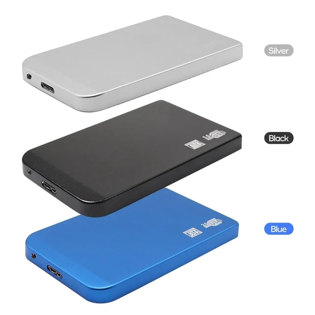 Alt view image 5 of 5 - HUIOP 2.5in USB3.0 Hard Drive Box, 2.5in USB3.0 SSD HDD Hard Drive Box 5Gbps 3TB USB3.0 Portable Hard Drive Box (Blue)