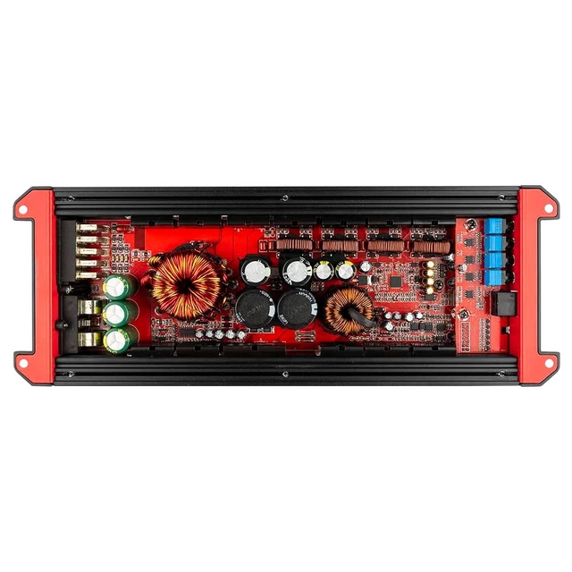 Alt view image 5 of 5 - DS18 G4000.5D GEN-X Full-Range Class D 5-Channel Amplifier 4000 Watts Max Power 2/4 Ohm Stable, Bridgeable, High/Low Pass Filter - BASS Knob Included - Compact Amp for Speakers in Car Audio System